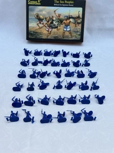 Figuras enemigas egipcias de la era bíblica de los pueblos del mar 1:72 miniaturas de César 41 un. - Imagen 1 de 8