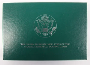 1995/1996 Atlanta Olympic Games Commemorative 8-Coin Proof Set - Picture 1 of 5