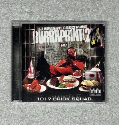 Burrrprint 2 HD by Gucci Mane (CD, 2010) Hip-Hop Rap Album Mixtape - Image 1 of 4