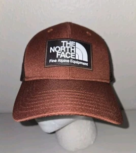 New w/o tag Embroidered On Patch Logo Trucker Hat Snap Back 2 Tone Rusty Brown - Picture 1 of 13