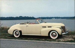 Cars 1940 Cadillac "62" Henry Austin Clark Jr. Chrome Postcard Vintage Post Card