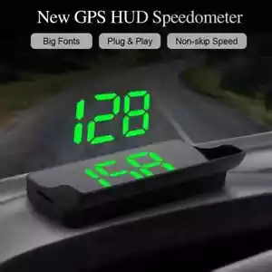 Car Head Up HD Display GPS Speedometer Speed KMH Digital HUD Windshield Proje... - Bild 1 von 8