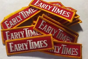 Lote De Colección De 20 Early Times Whiskey Iron On Patch Kentucky Bourbon Distillery - Imagen 1 de 2