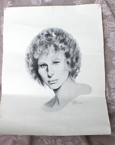 De colección Firmado Barbra Streisand Firmado '79 Bruce A Star Is Born Cabello - Imagen 1 de 9