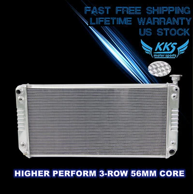 RADIADOR KKS 3 FILAS PARA 88-00 CHEVY GMC C/K 1500 2500 3500 SUBURBAN 5.7L-7.4L 34" Foto 1 de 4