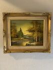 Original oil painting on canvas signed framed