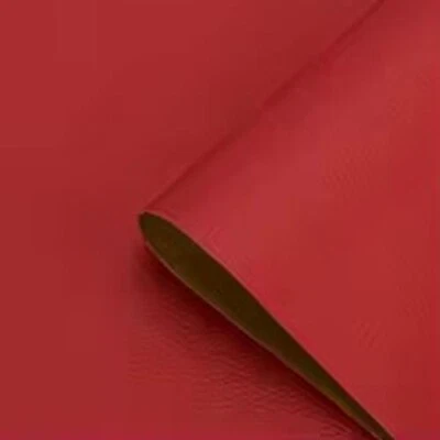  RED SELF-ADHESIVE PU LEATHER FABRIC– INSTANT DIY FIX! 🚚 - Image 1 of 4