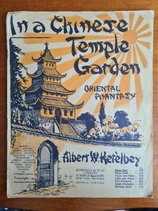 In a Chinese Temple Garden Albert W. Ketelbey Vintage Notenbuch - Bild 1 von 5