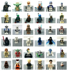 LEGO Star Wars Minifigures Genuine Clone Troopers or Stormtroopers or Jedis  - Picture 1 of 346
