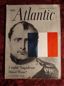 ATLANTIC November 1952 C. S. Forester Thornton Wilder Harold Laski Frances Judge - Picture 1 of 1