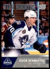 2021-22 AHL Base Star Rookies #142 Egor Afanasyev - Milwaukee Admirals