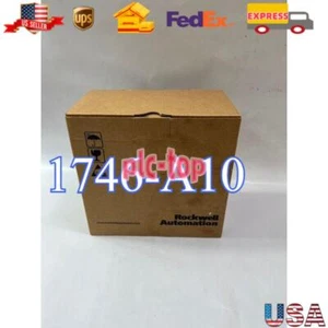 New Sealed AB 1746-A10 SLC-500 PLC Chassis/Rack 10 Slots Module US Free Tax - Picture 1 of 1