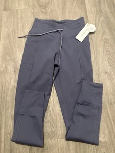 yogalicious Lux Prestige High Waist Joggers In Nightshadow Blue xs nwt - Picture 1 of 6