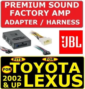 FOR 02 &UP TOYOTA-LEXUS CAR STEREO RADIO PREMIUM SOUND AMP ADAPTER JBL AXTO-TY1 - Picture 1 of 1