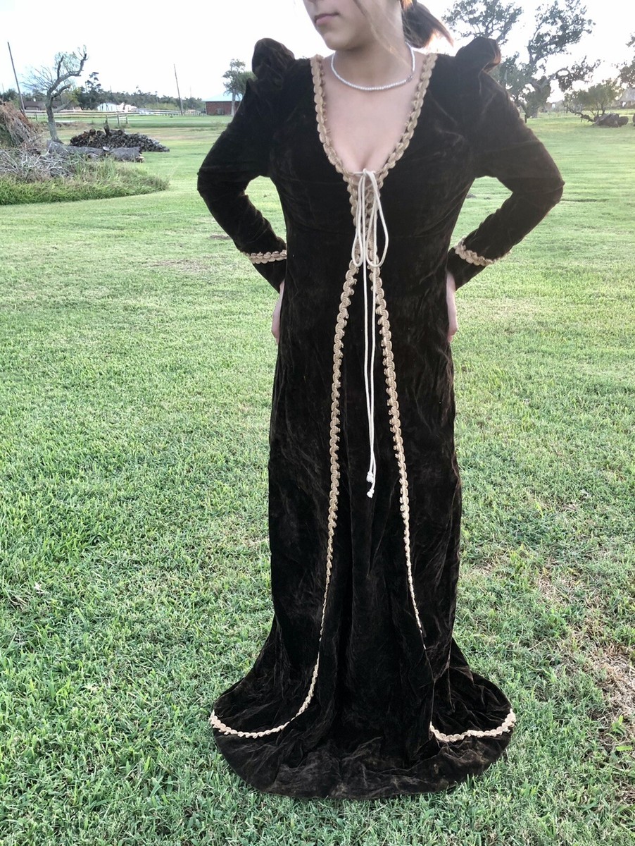 【新品】andresd many way vintage dress S 1970's “candi Jones” Boho Maxi Dress With Spaghetti Straps