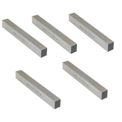 5 PC Lathe Tool Bit Steel Fly Cutter Milling Cobalt Steel 1/2 x 1/2 x 4" Square - Image 1 of 4