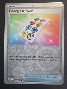 Pokemon 159/165 Energiesticker Reverse 151 NM DE - Bild 1 von 1