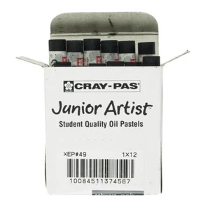 Cray-Pas Junior Artist Black Oil Pastels - Picture 1 of 1