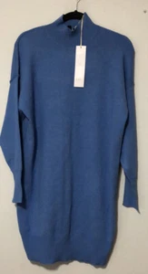 Neu mit Etikett Lumiere Rollkragen Strick Pullover Blau Gr. Small - Bild 1 von 7