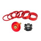 Bike Front Fork Stem Spacers Ring Gasket Set Precise Fit for Hassle free Riding