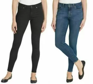 NEW WOMEN'S CALVIN KLEIN CONTOUR, SKINNY FIT JEAN. BLACK AND DARK WASH 6&8  (J)  - Picture 1 of 9