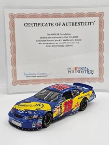 Bobby Labonte SIGNED #18 Wellbrutrin Chevy - 2004 ARC Platinum 1:24th scale BANK - Picture 1 of 9