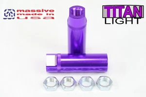 Massive Speed Tie Rod Adjuster Sleeves Billet Aluminum locking Made in USA RACE - Picture 1 of 5