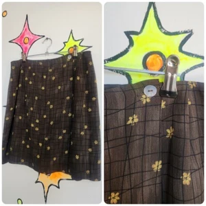 Vintage 90s Y2K | Grunge Whimsy Fairy Grunge Mini Wrap Skirt | Size M - Picture 1 of 5