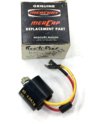 RETIFICADOR GENUÍNO VINTAGE MERCÚRIO SNOWMOBILE MERCRUISER 83-63426A1 NOS - Imagem 1 de 4