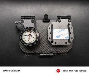 Placa de navegación de fibra de carbono soporte para teléfono módulo MOLLE brújula GPS placa fija - Imagen 1 de 6