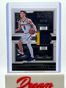 2022-23 Panini Noir Christian Braun RC 2 Color Patch /49 SP Nuggets