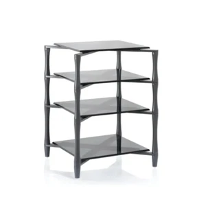 Norstone SLENDER HIFI, mobile in metallo smorzante, ripiani in vetro temperato - Imagen 1 de 4