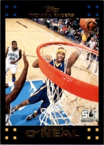 2007 Topps First Edition #7 Jermaine O'Neal Indiana Pacers /119