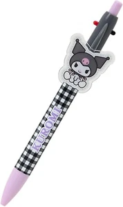 Sanrio 642321 2-Color Black&Red Ballpoint Pen & Mechanical Pen Kuromi Character - Picture 1 of 3