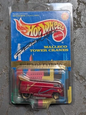 Hot Wheels VW DRAG BUS, 1998, grúas torre Malleco, limitadas y autografiadas Foto 1 de 2