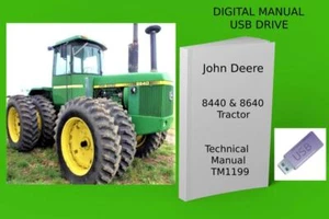 John Deere 8440 8640 manuale tecnico riparazione trattore vedere descrizione - Foto 1 di 1