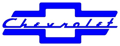 Custom Chevrolet Bowtie With Script Word Vinyl Decal Multiple Colors and Sizes - Image 1 of 4