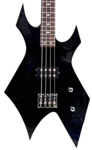 B.C.Rich Revenge Warlock Bass Black Humbucker - Picture 1 of 10