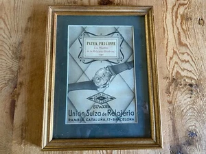 Old Advertising PATEK PHILIPPE And UNIÓN SUIZA DE RELOJERIA Antique Advertising - Picture 1 of 4