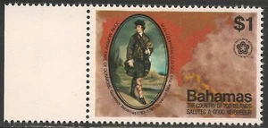 Bahamas #393 (A55) En muy buen estado sin montar o nunca montada - 1976 $1 American Bicentennial/John Murray - Imagen 1 de 1
