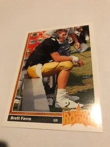 1991 Upper Deck Brett Favre #13 Rookie RC HOF; Falcons, NM - Bild 1 von 6