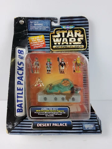Star Wars Micro Machines Action Fleet Battle Pack#8 Jabba the Hutt Desert Palace Cover