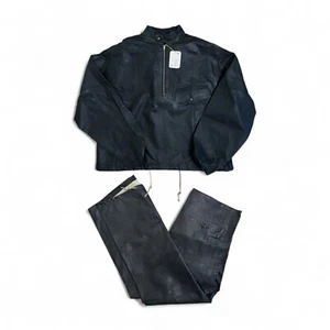 1950s Vintage Harley Davidson Waterproof Rubber Rain Suit Jacket & Pants Waldes - Picture 1 of 23