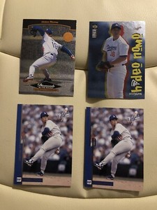 Lot/4/1995 Upper Deck SP Championship Baseball  #1 Hideo Nomo/UDCC #1/2-Leaf #64