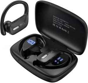 Wireless Earbuds Bluetooth Headphones 48H Play Back In-Ear Earphones w/ Mic LED