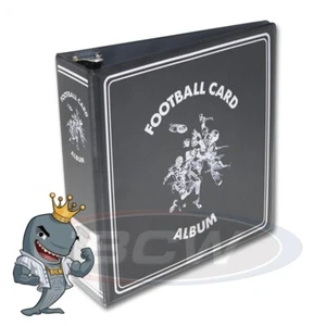 Álbum de colección de tarjetas de fútbol americano negras BCW 3" carpeta de anillo en D ENVÍO GRATUITO - Imagen 1 de 1