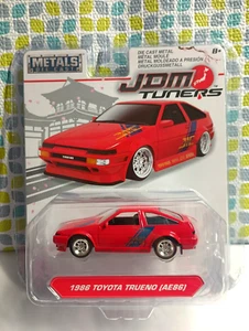 JADA TOYS METALS DIE CAST JDM TUNERS 1986 TOYOTA TRUENO (AE86) NEW - Picture 1 of 5