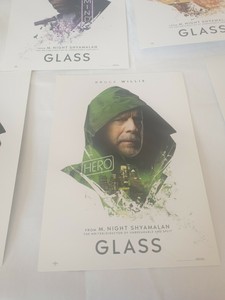 Bundle Of Film Cards Cineworld GLASS BRUCE WILLIS SAMUEL L JACKSON JAMES McAvoy