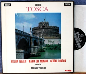 Molinari-Pradelli (w Tebaldi; etc) Pucci (Tosca) Decca SXL 2180-1 (2) wb box. NM - Picture 1 of 1