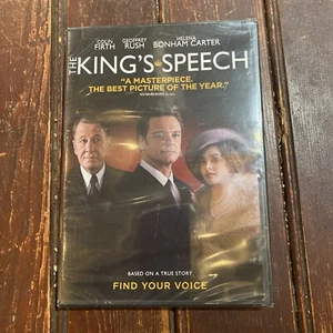 The King's Speech DVD 2011 Widescreen Colin Firth Geoffrey Rush New Sealed - Picture 1 of 6